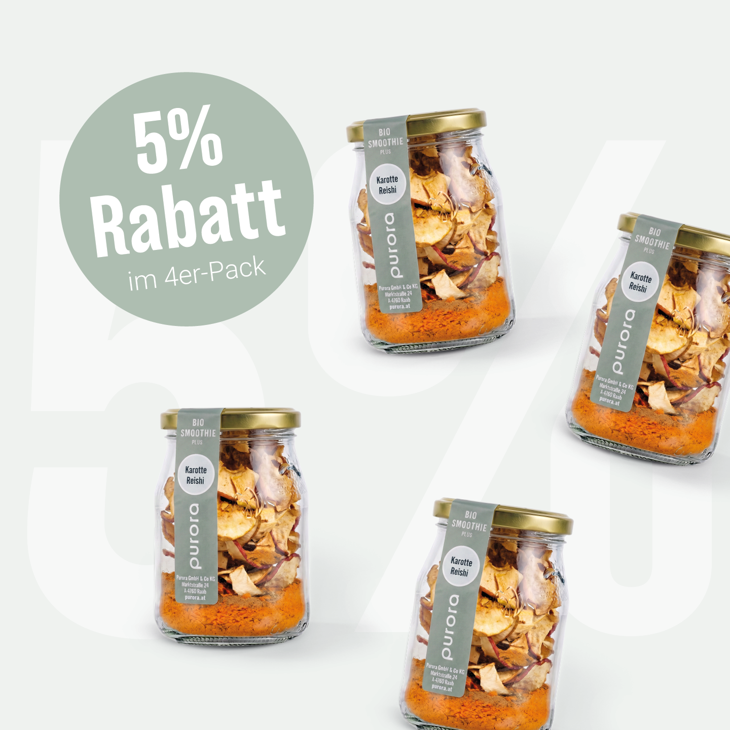 DTX SMOOTHIE PLUS - Karotte, Kurkuma, Reishi