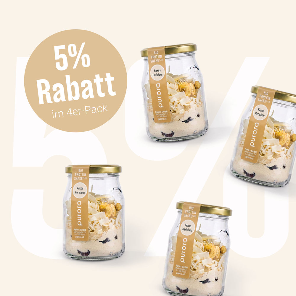  PROTEIN SHAKE PLUS - Kokos, Cashew, Hericium