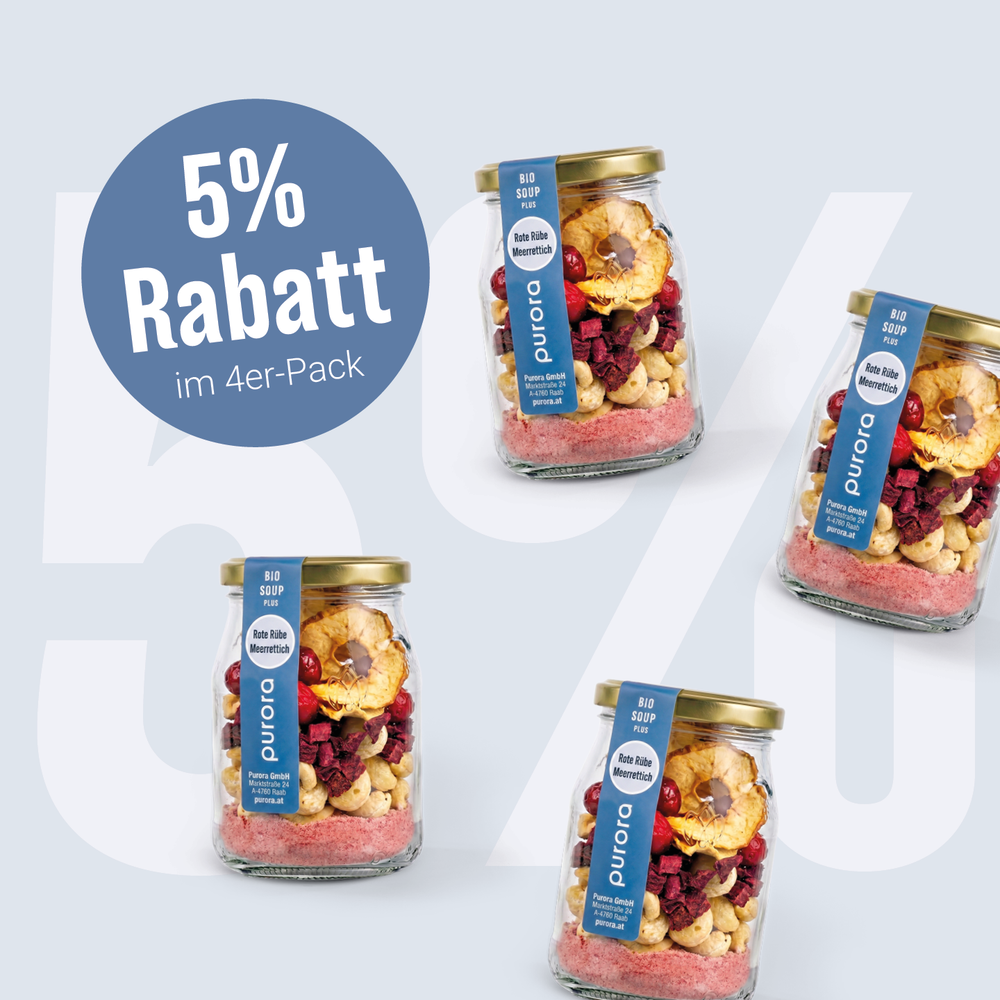  SOUP PLUS - Rote Rübe, Apfel, Meerrettich