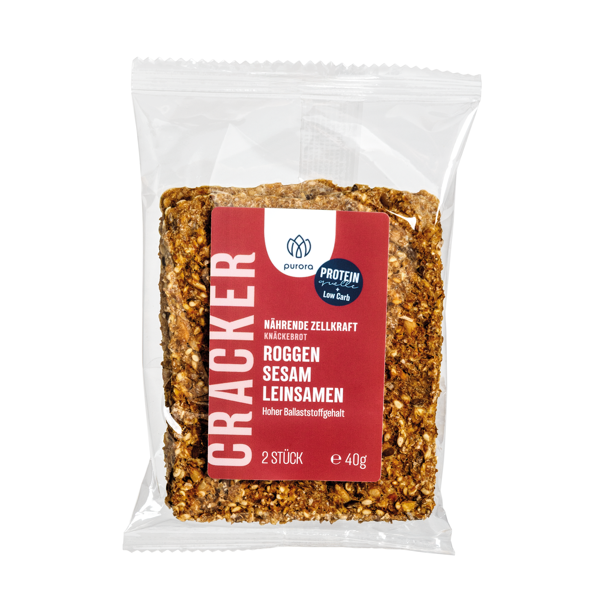 AKTION | SNACK - Knäckebrot Roggen, Sesam, Leinsamen