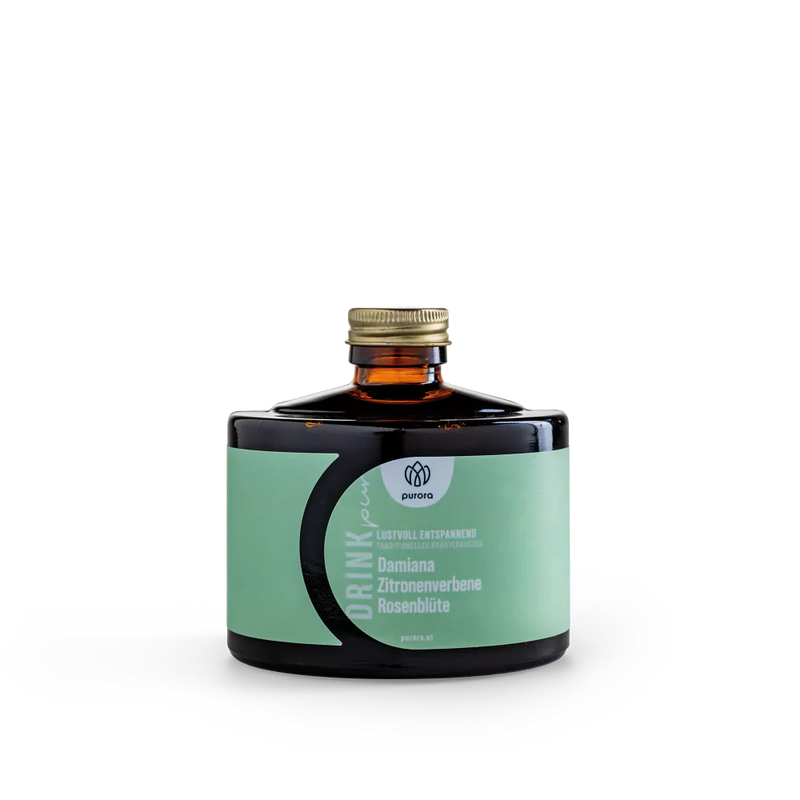 Bio Sirup - Damiana, Zitronenverbene, Rosenblüte