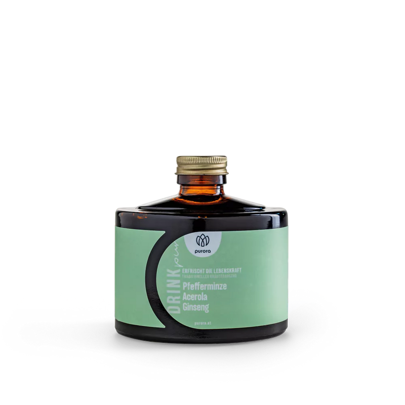 Bio Sirup - Pfefferminze, Acerola, Ginseng