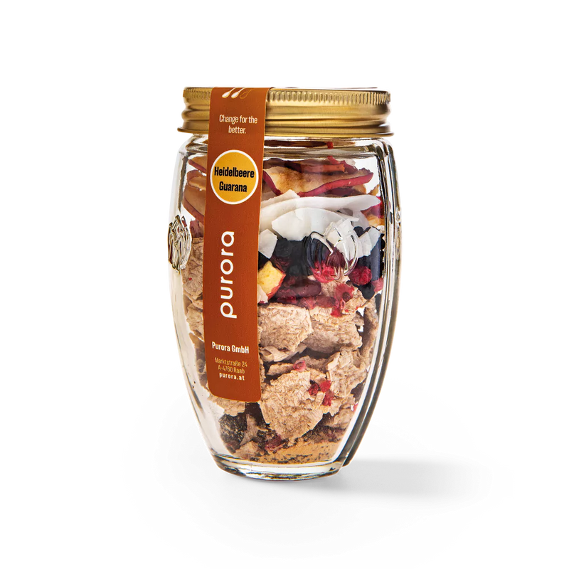 PORRIDGE PLUS - Wildheidelbeere, Apfel, Guarana