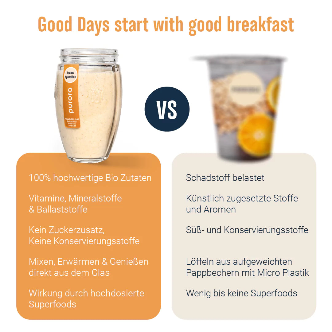 PORRIDGE PLUS - Mango, Mohn, Spermidine