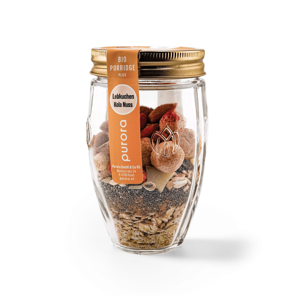 PORRIDGE PLUS - Lebkuchen, gebrannte Mandeln, Kola Nuss