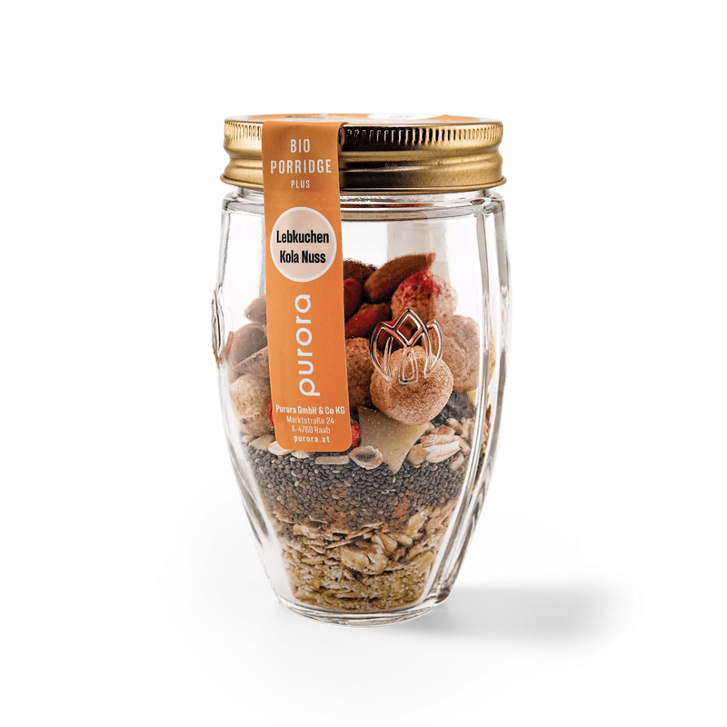 PORRIDGE PLUS - Lebkuchen, gebrannte Mandeln, Kola Nuss