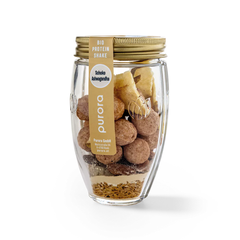PROTEIN SHAKE PLUS - Schoko, Birne, Ashwagandha