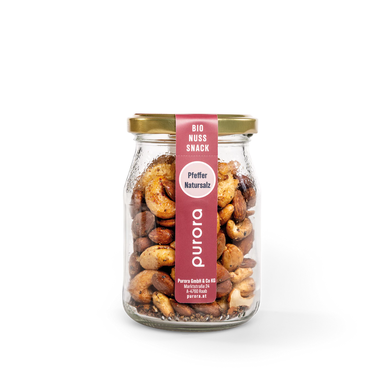 NUSS SNACK - Pfeffer & Natursalz