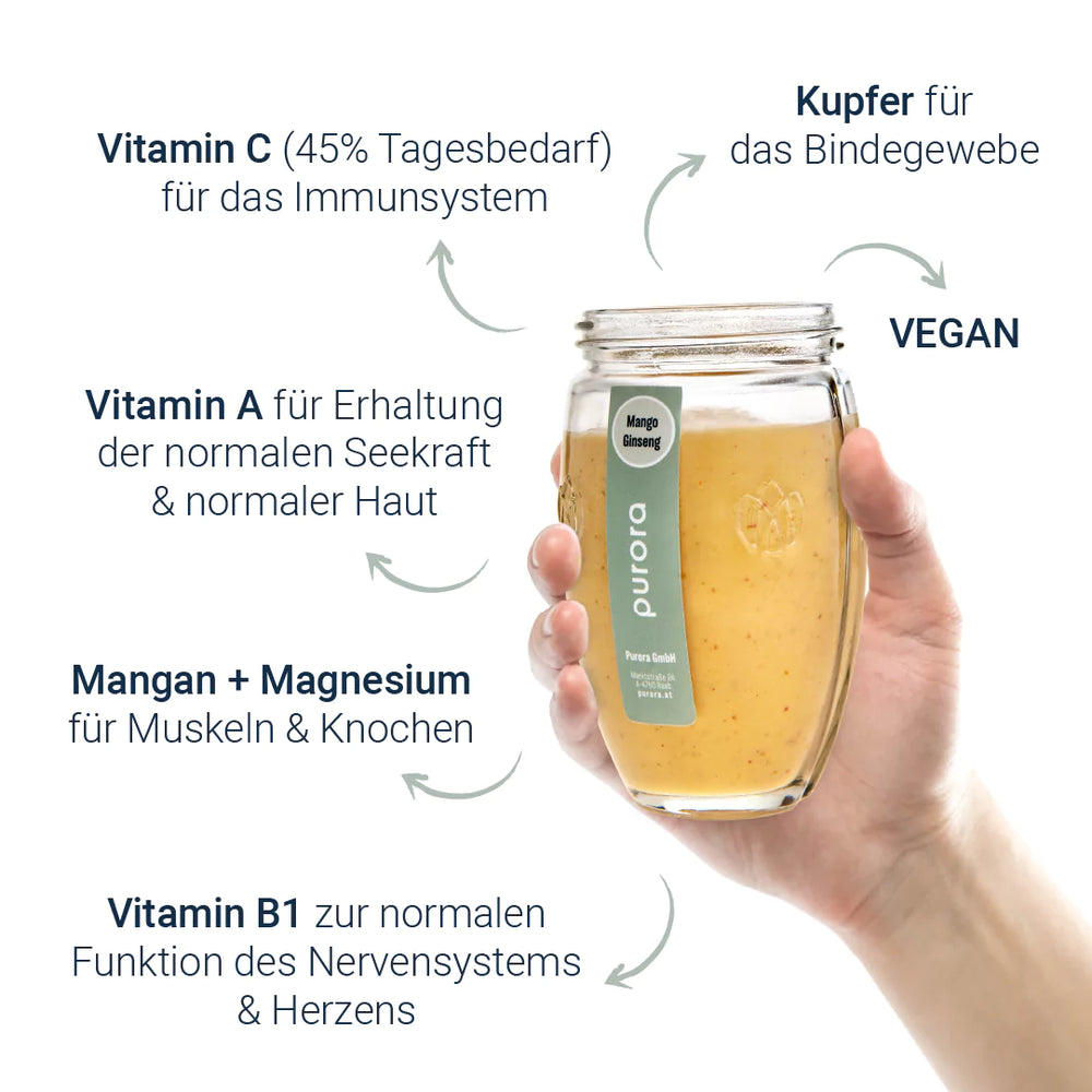  SMOOTHIE PLUS - Mango, Kokos, Ginseng