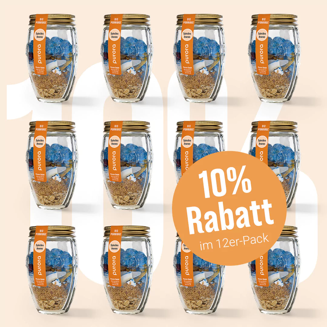 PORRIDGE PLUS - Spirulina, Kokos, Ananas