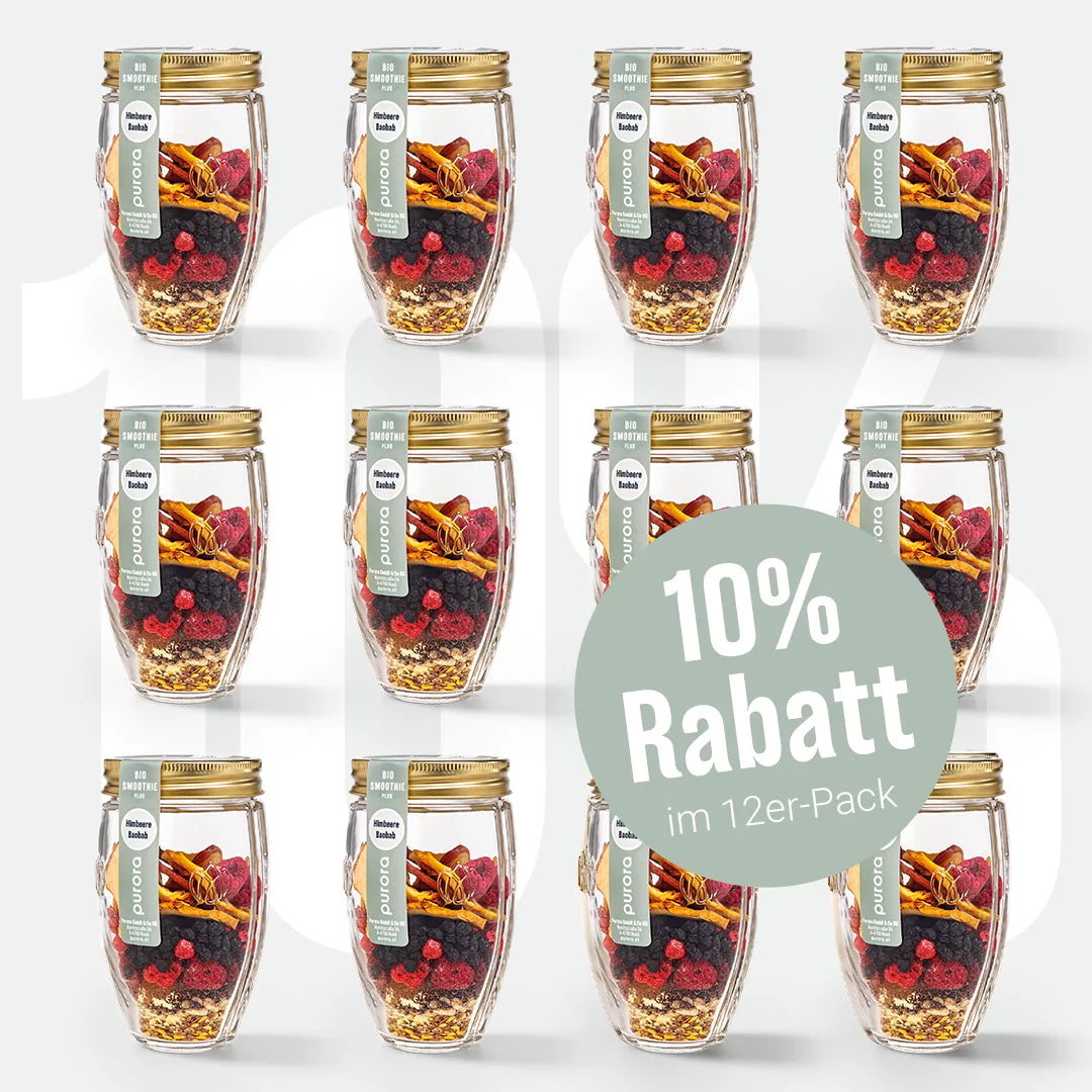 SMOOTHIE PLUS - Himbeere, Wildheidelbeere, Baobab