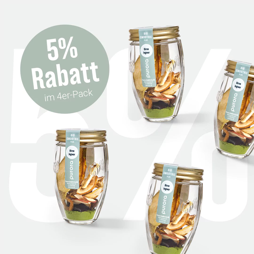 DTX SMOOTHIE PLUS - Birne, Spinat, Ingwer