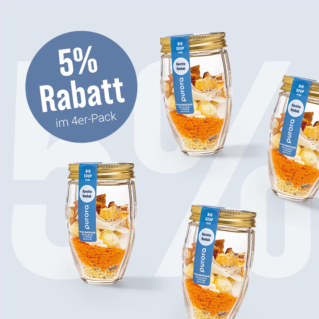 SOUP PLUS - Karotte, Apfel, Baobab