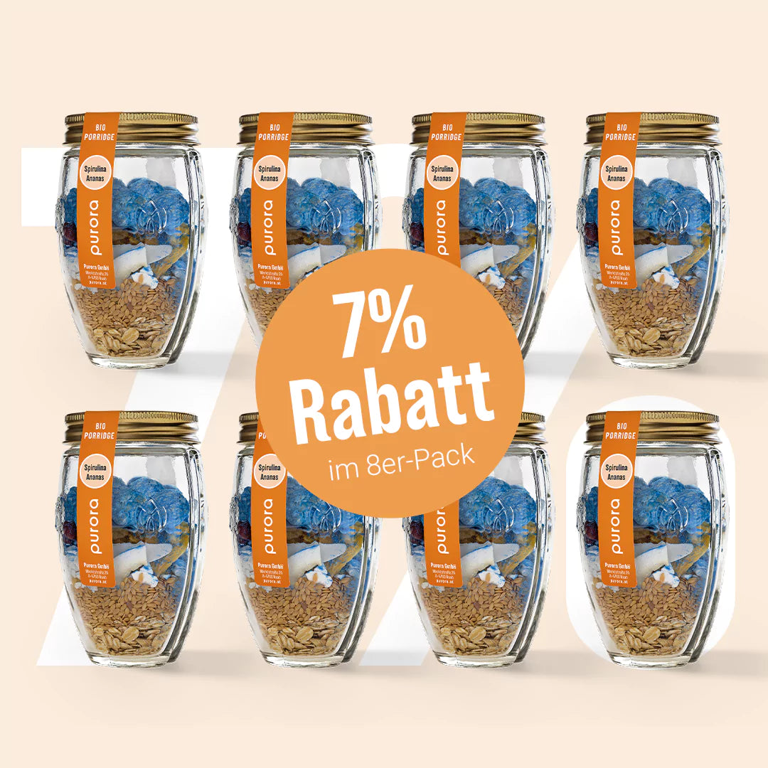 PORRIDGE PLUS - Spirulina, Kokos, Ananas