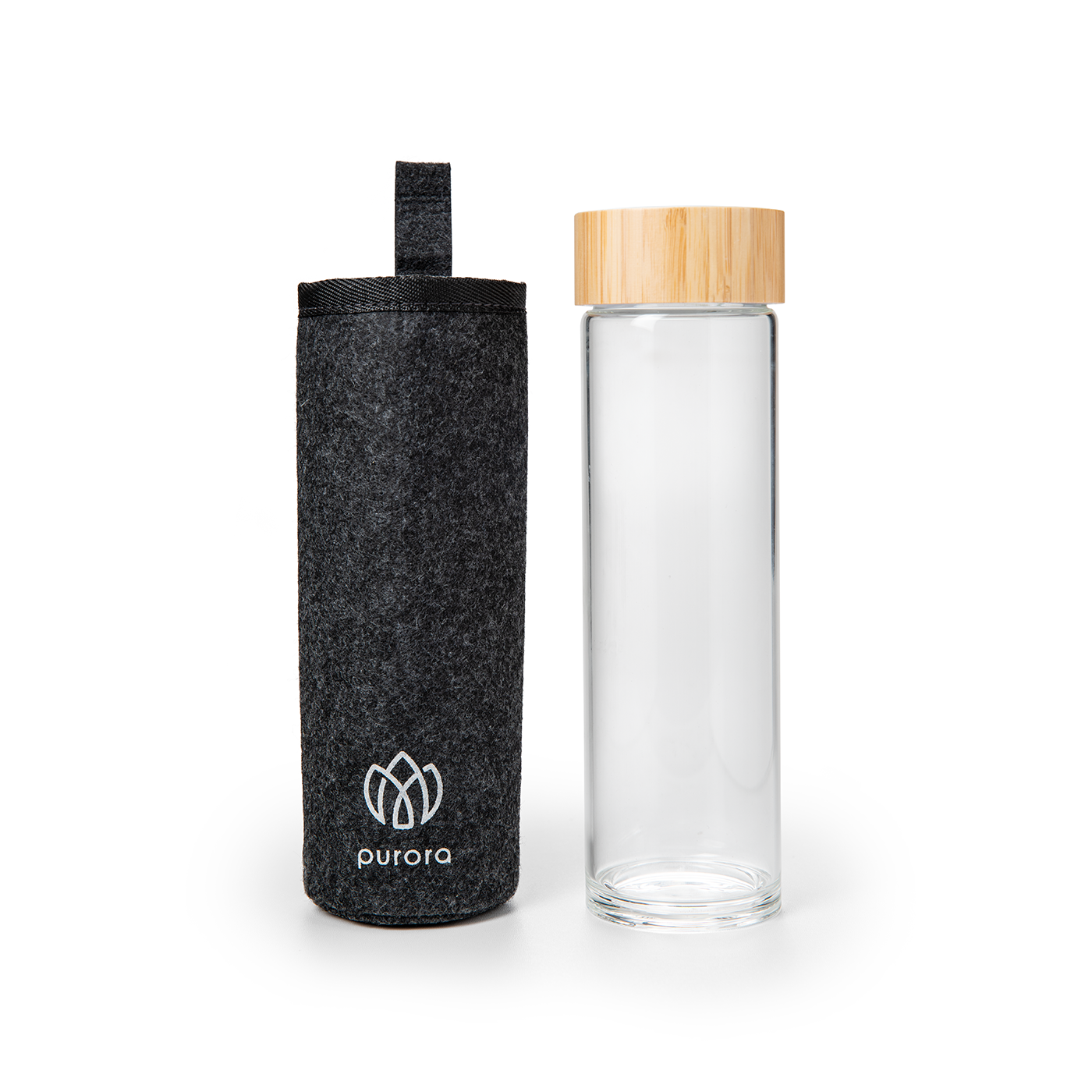 Idratatore | Bottiglia termica in vetro | 550 ml