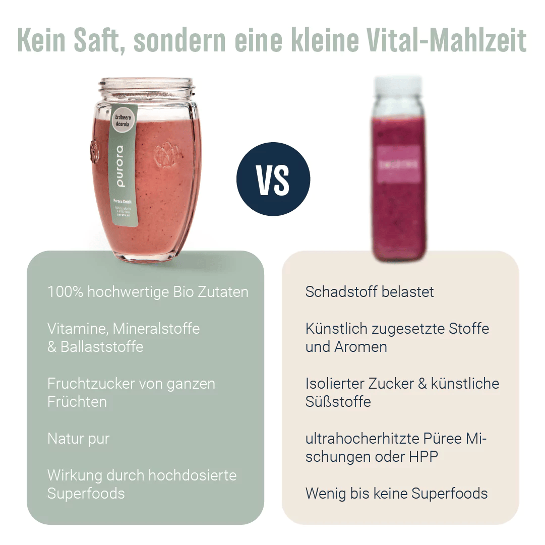 SMOOTHIE PLUS - Erdbeere, Orange, Hericium